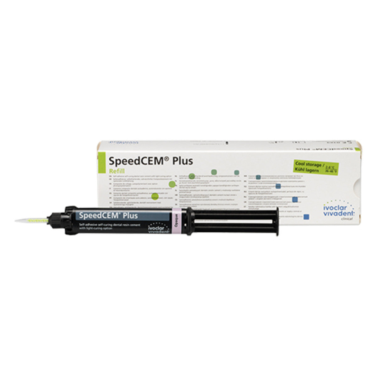 Ivoclar Vivadent 681711 SpeedCEM Plus Resin Dental Cement Opaque Ivoclar Vivadent 681711 SpeedCEM Plus Resin Dental Cement Opaque